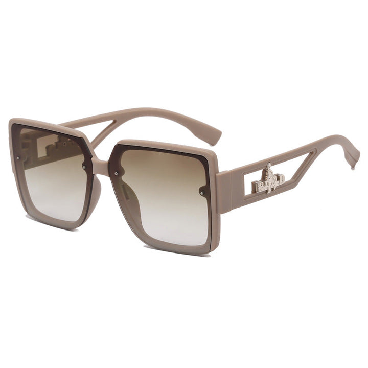Ladies square designer sunglasses with elegant embellishments Kalsten