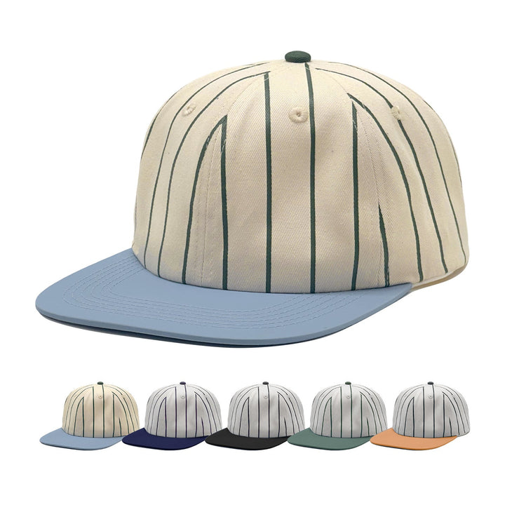 Women's fashionable cap with striped pattern Brehn