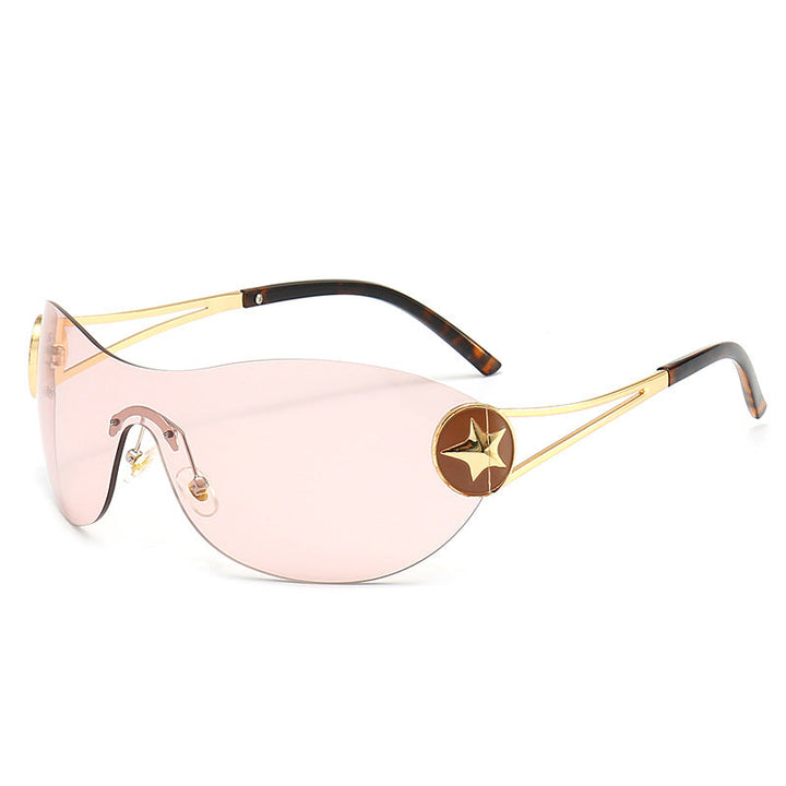 Women's fashionable sunglasses with transparent design and stylish accents Kalsten