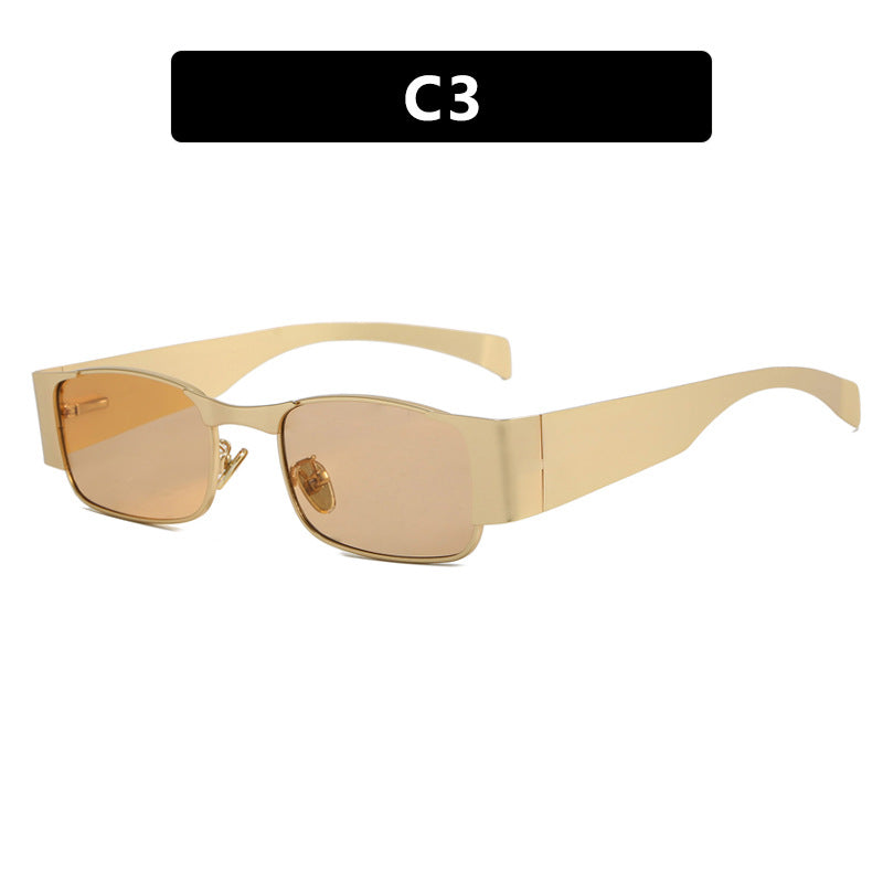 Women's fashionable rectangular sunglasses with elegant lenses Kalsten