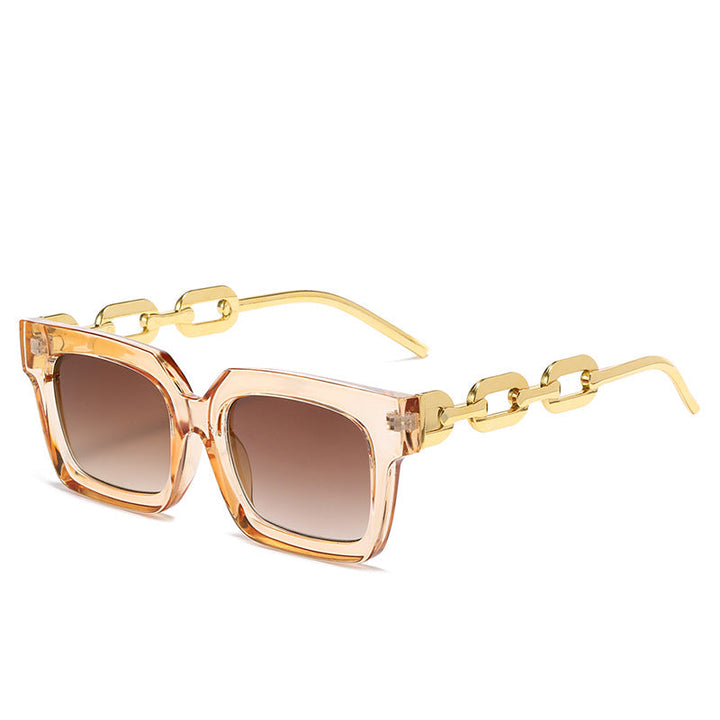 Women's fashionable sunglasses with unique chain element Kalsten