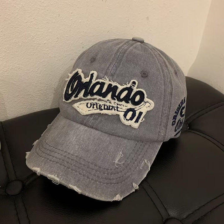 Unisex Distressed Vintage-Style Baseball Cap Kalsten