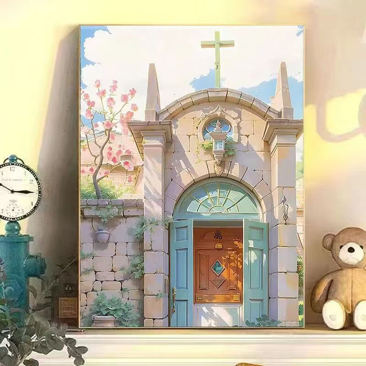 Colorful Urban Landscape Wall Art Kalsten