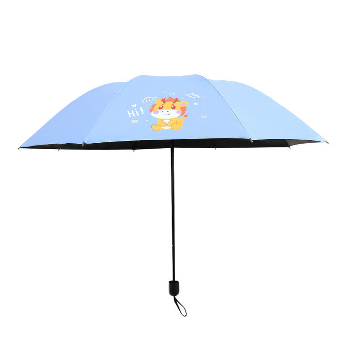 Women's Folding Umbrella with Fun Animal Design Kalsten