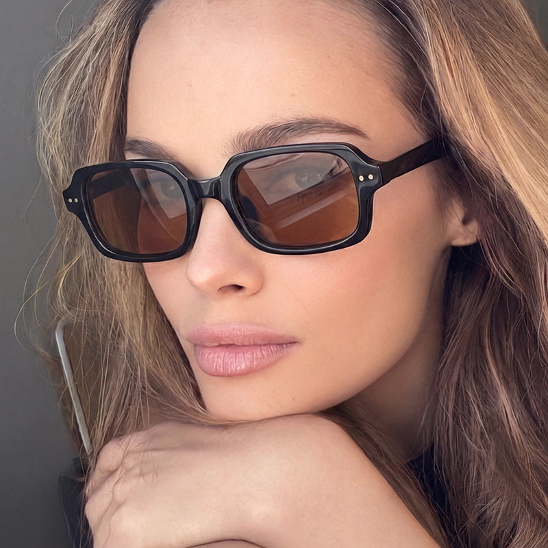 Ladies stylish square sunglasses with striking accents Kalsten