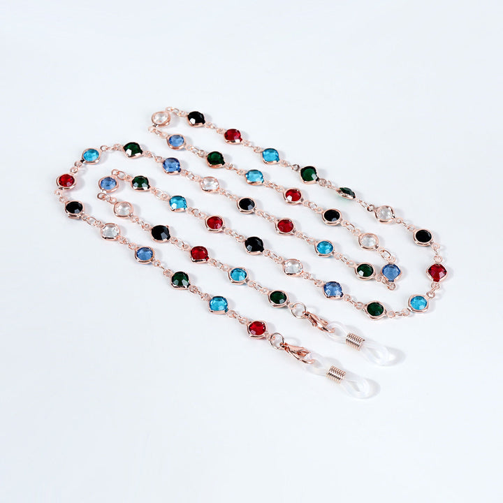 Decorative Gemstone Eyewear Chain Kalsten