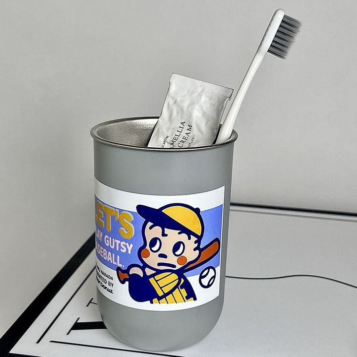Toothbrush cup with trendy children's design Kalsten