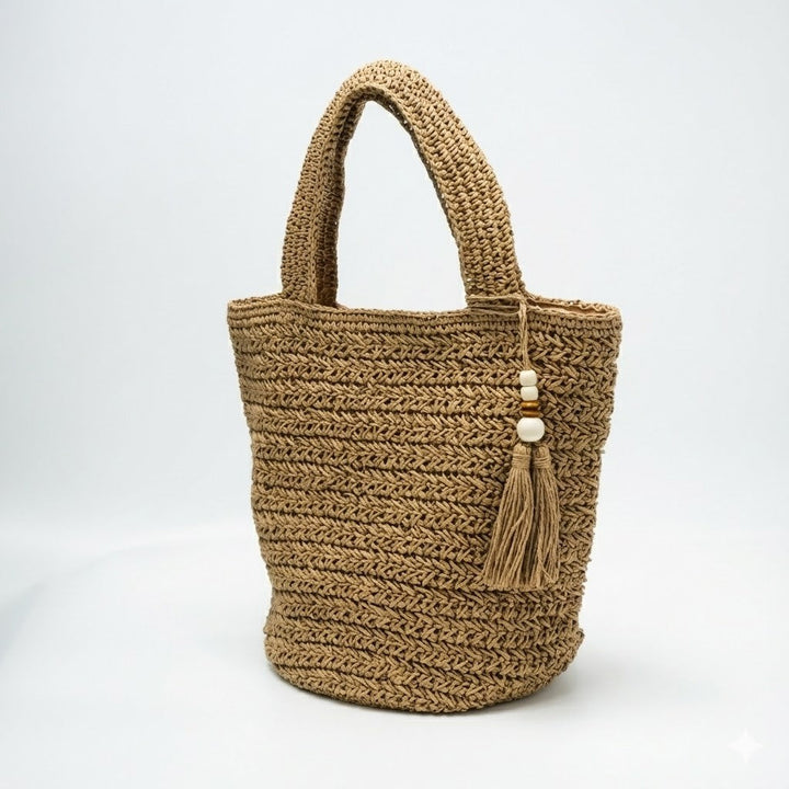 Basket bag with fine woven structure Kalsten