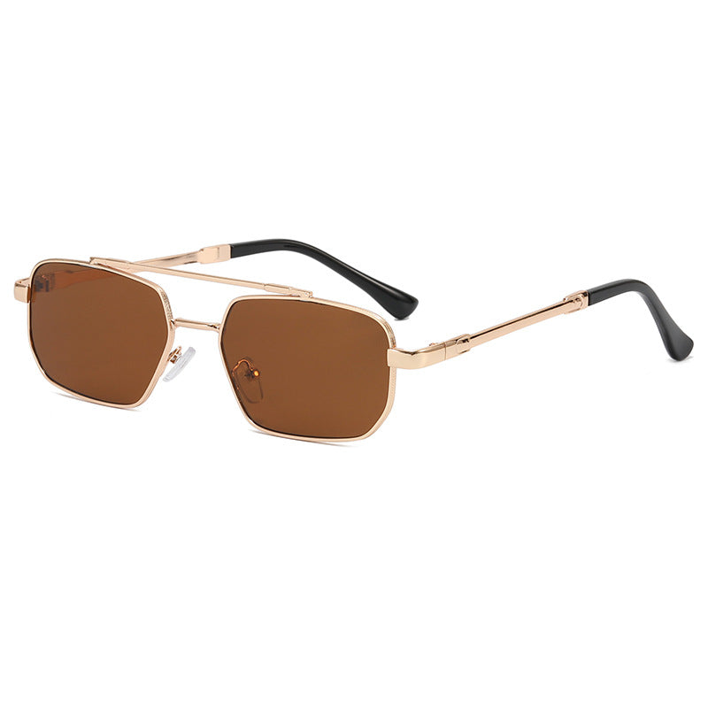 Women's fashionable geometric glasses with lightweight metal frame Kalsten