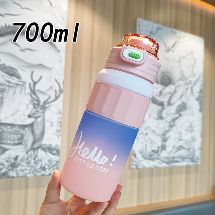 Ladies versatile drinking bottle with innovative flip lid Kalsten