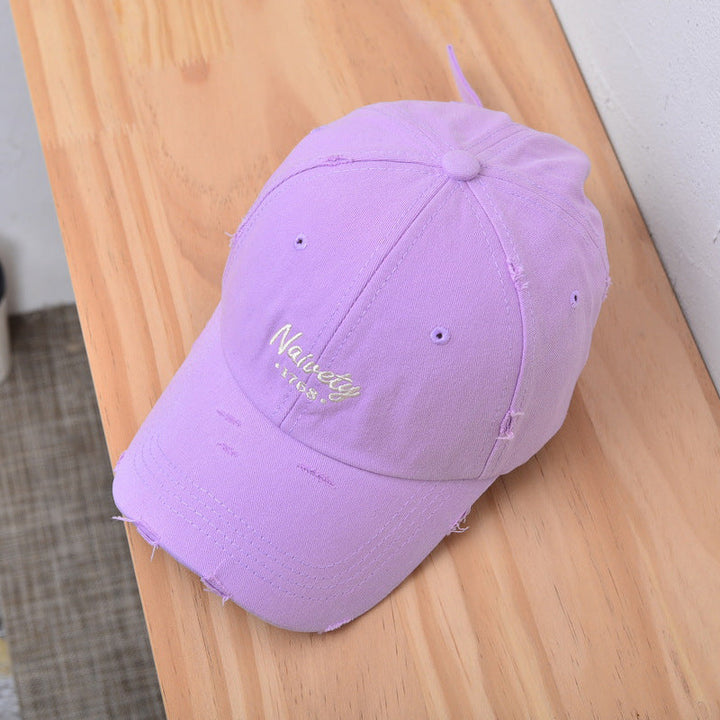 Men's Distressed Vintage Cotton Baseball Cap Kalsten