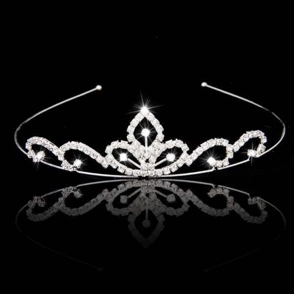 Ladies Crystal Embellished Tiara Kalsten