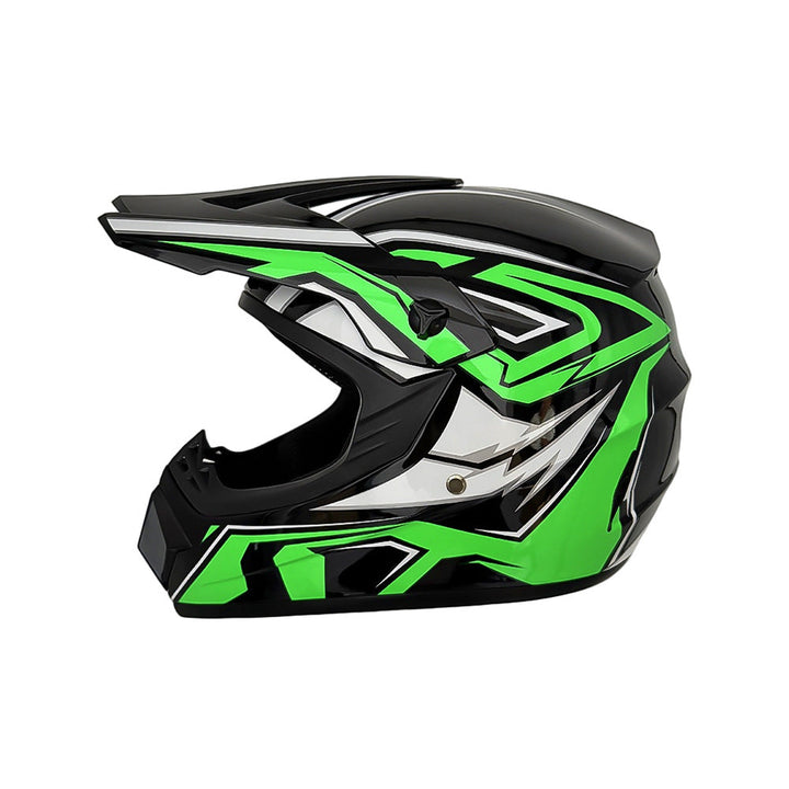full-face motocross helmet with extended visor and reinforced chin guard Kalsten