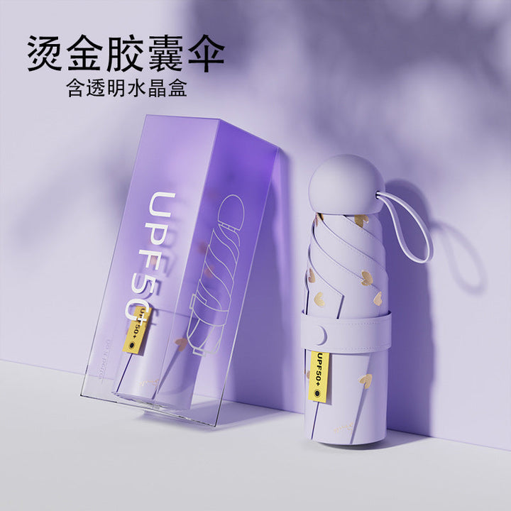 Ladies UV Protection Folding Umbrella with Innovative Design Kalsten