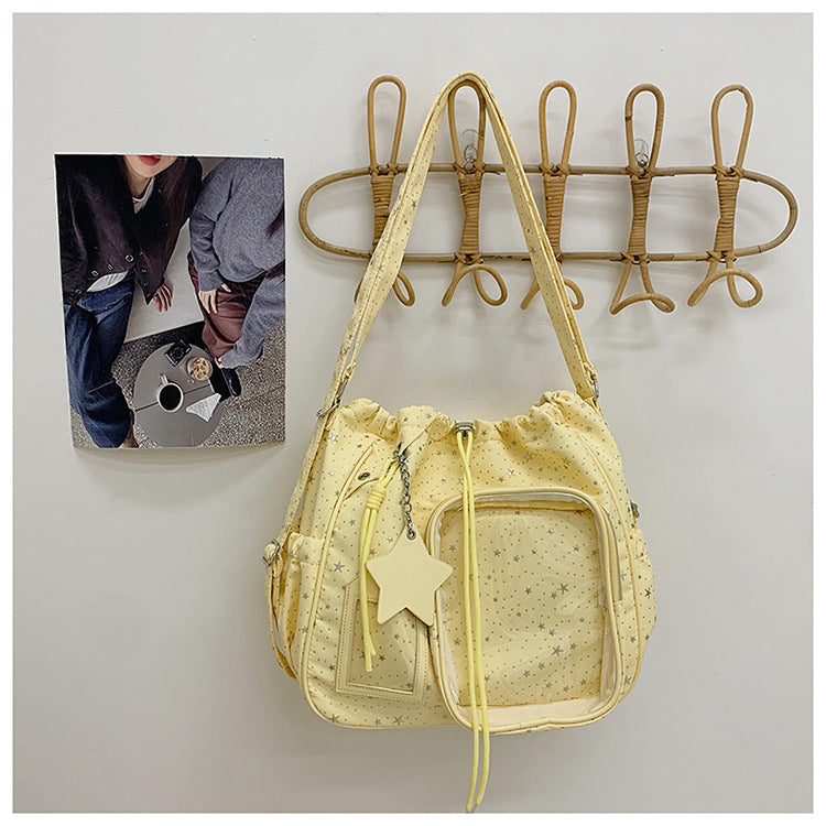 Stylish Multi-Pocket Drawstring Tote Bag Kalsten