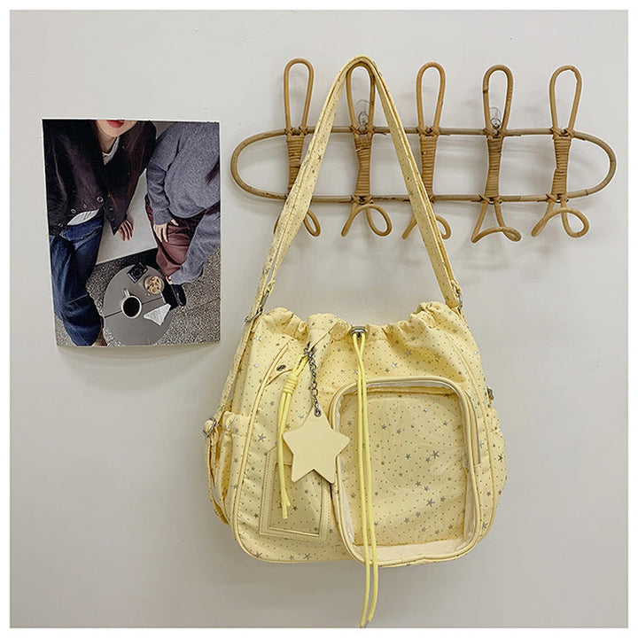 Stylish Multi-Pocket Drawstring Tote Bag Kalsten