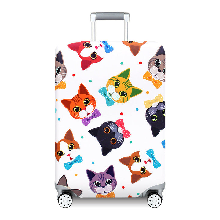 Unisex nan Kids Luggage Cover for Hard Shell Suitcases with Fun Space Design made of Elastic Polyester-Spandex Kalsten