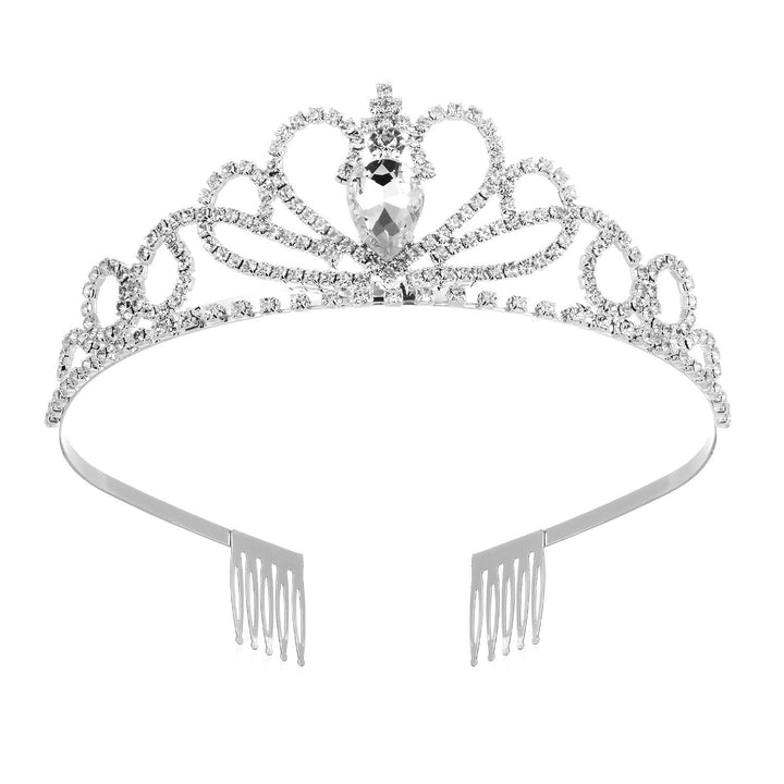 Women Glamorous Crystal Tiara Kalsten