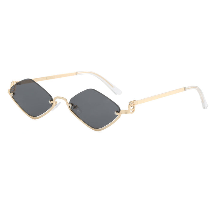 Women's fashionable square sunglasses with luxurious metal frame Kalsten