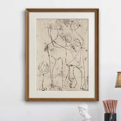 Abstract Line Art Framed Print