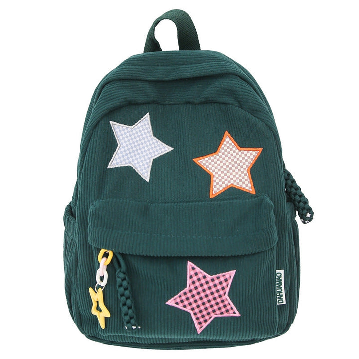 Casual Star-Embellished School Backpack Kalsten