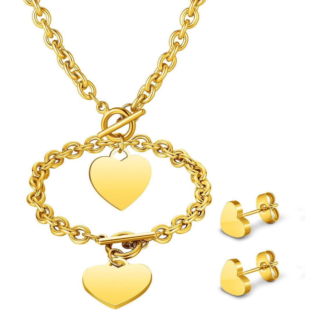 Heart-Inspired Jewelry Set Kalsten
