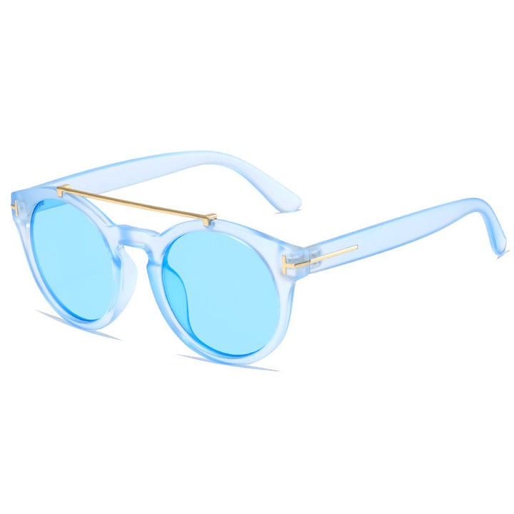 Ladies fashionable sunglasses with elegant round lenses Kalsten