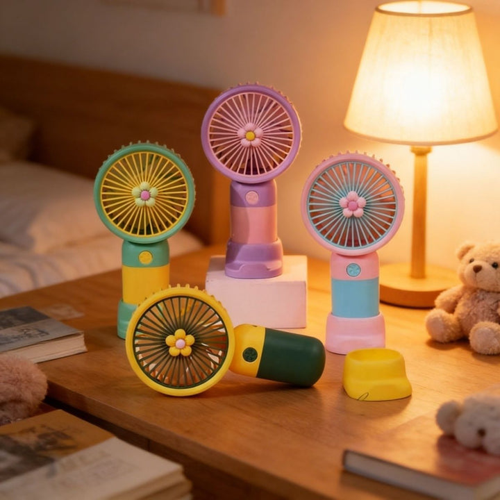 Women Colored Portable Fan Kalsten