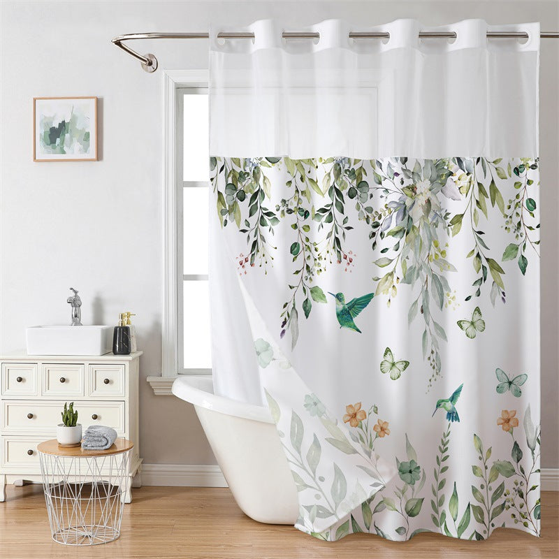 Artistic Floral Shower Curtain Kalsten