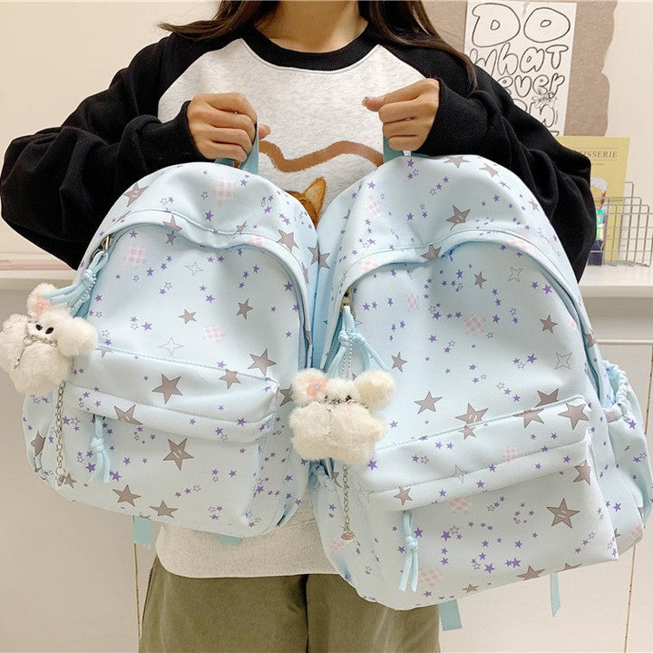 Girls' Star Patterned Backpack Kalsten