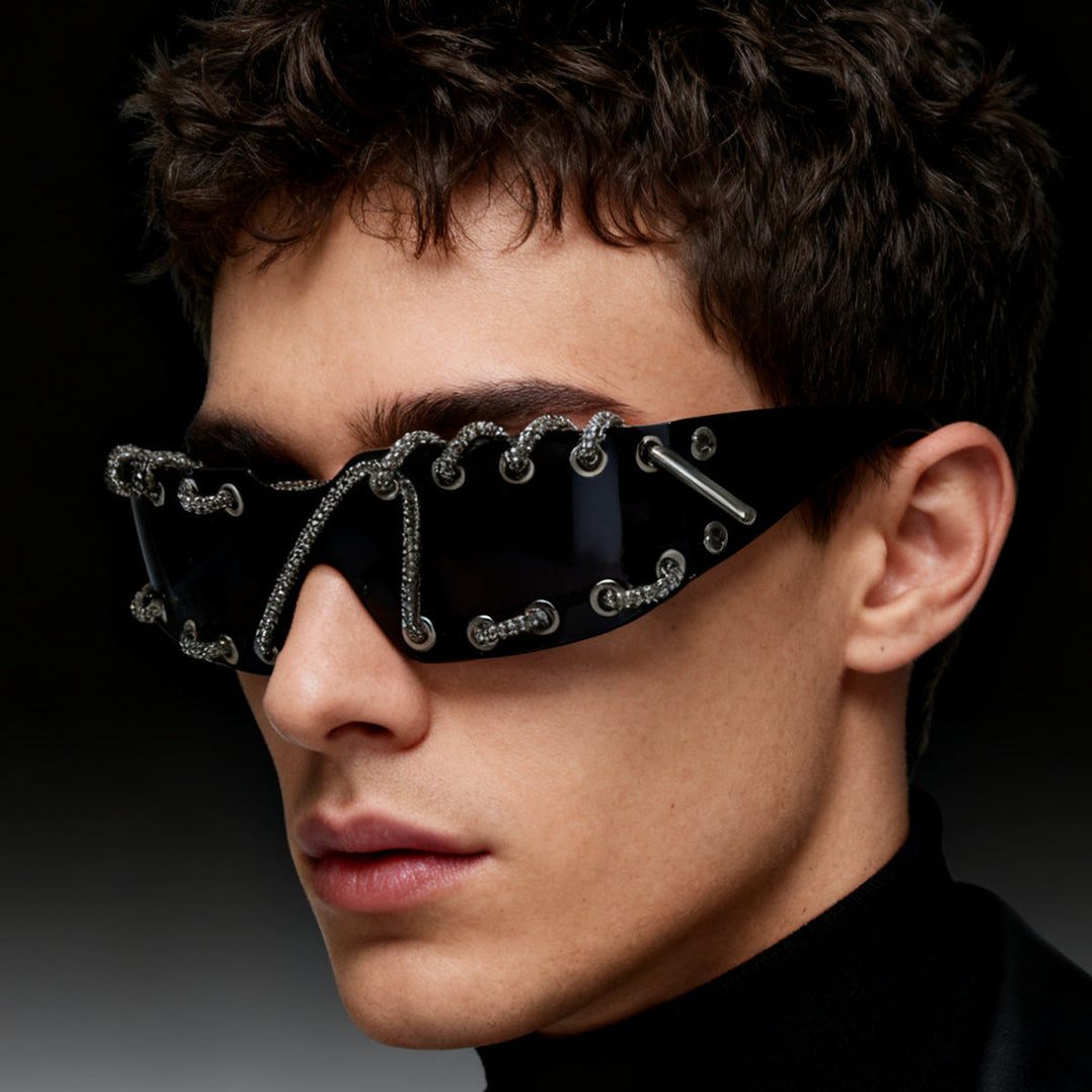 Women's sunglasses with unique lacing design Kalsten