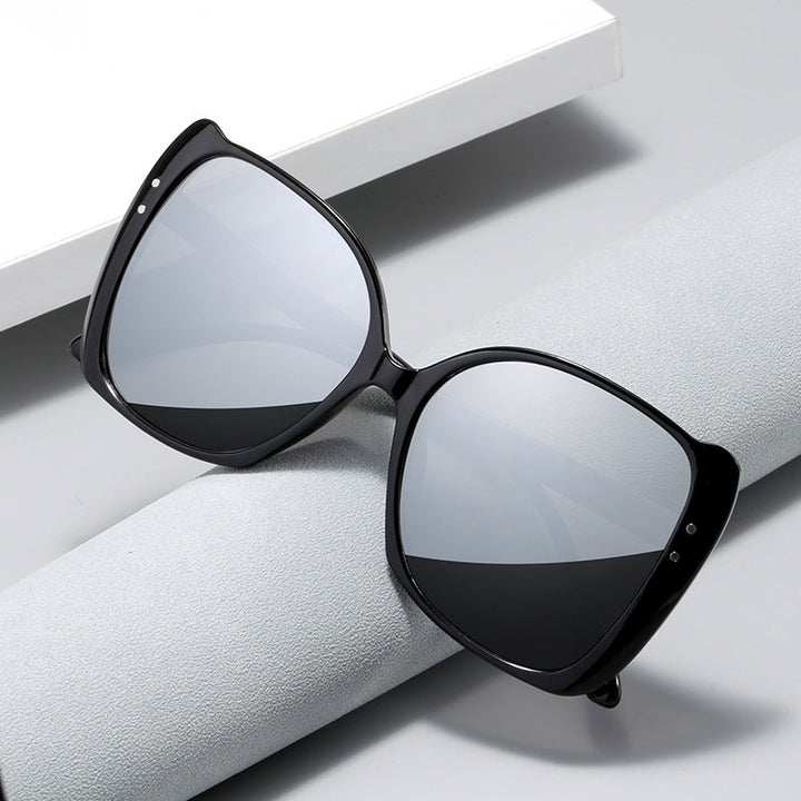 Women oversized sunglasses with brown gradient Kalsten