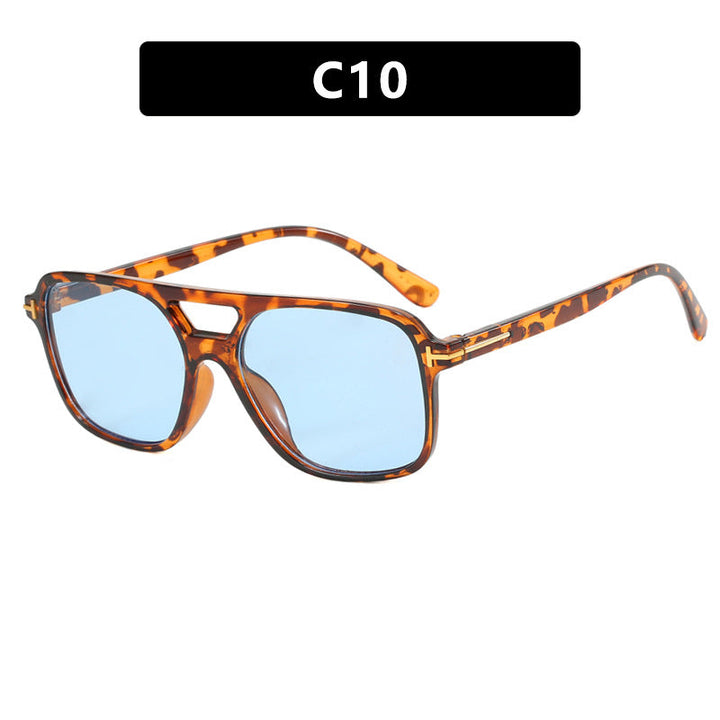Women trendy square sunglasses with detailed frame Kalsten
