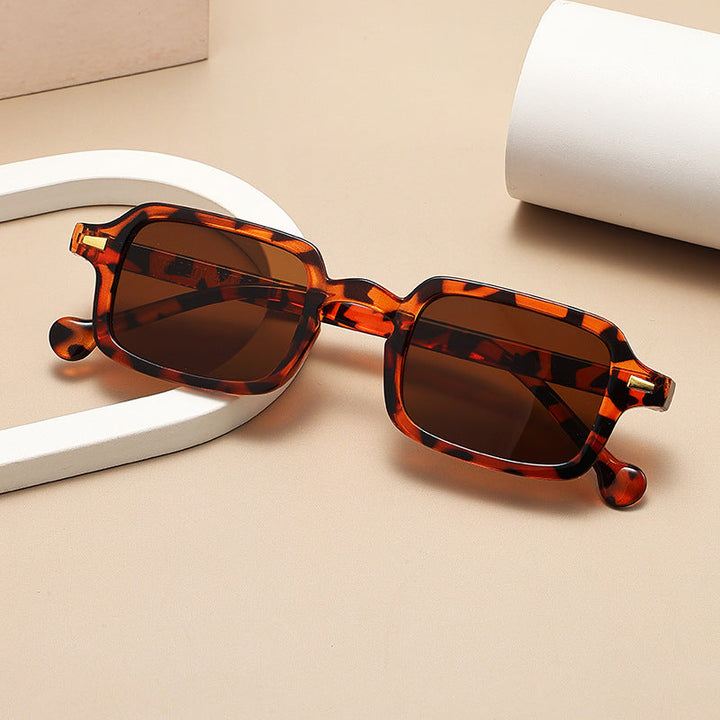 Women's geometric sunglasses with trendy animal print Kalsten