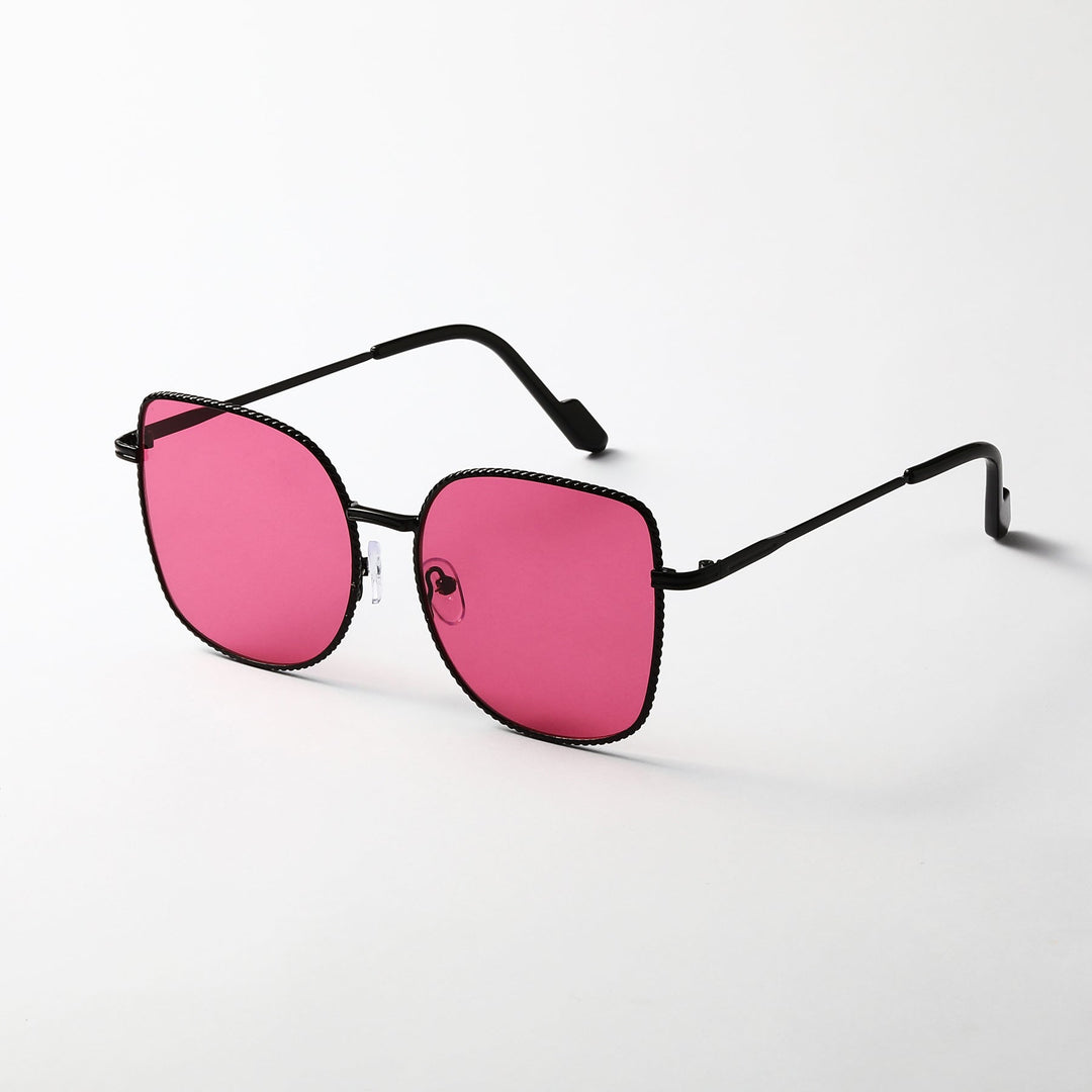 Women's fashionable oversized designer sunglasses with multifaceted frame Kalsten