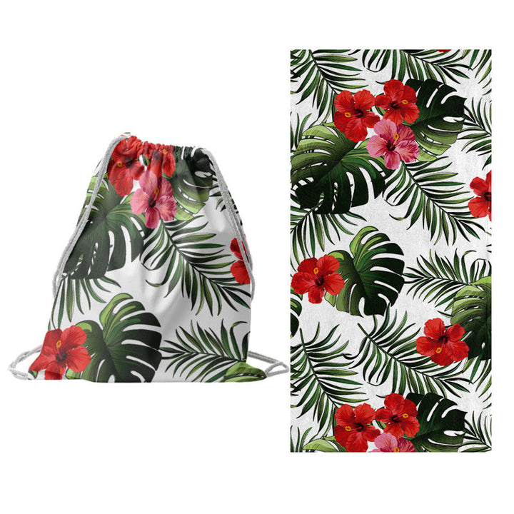 Multifunctional beach set with tote bag and towel Kalsten