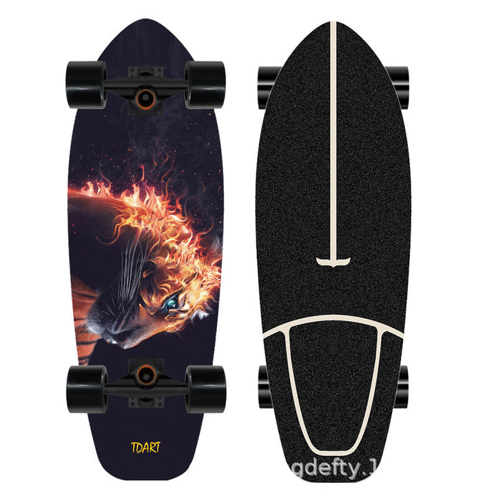 Artistic Lion Design Skateboard Kalsten