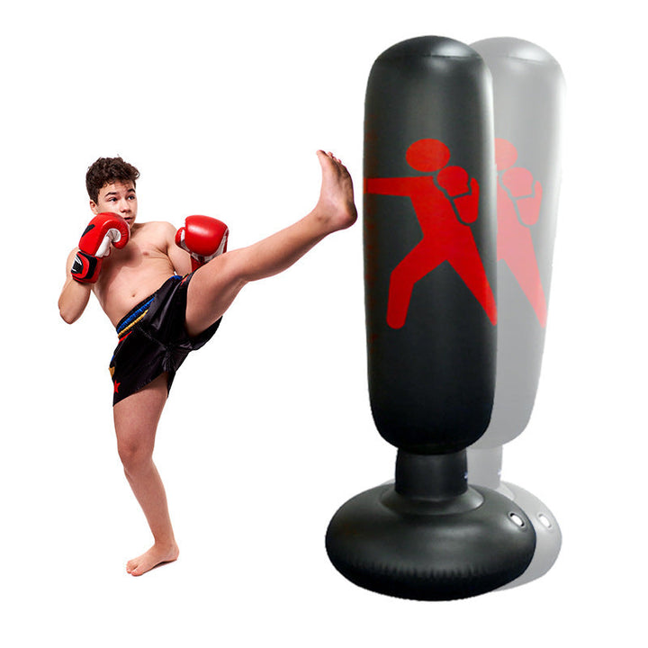 Unisex Inflatable Punching Bag with Stable Stand Base Kalsten