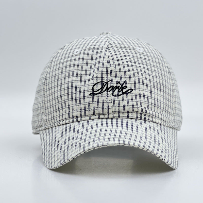 Women's Structured Plaid Baseball Cap Kalsten
