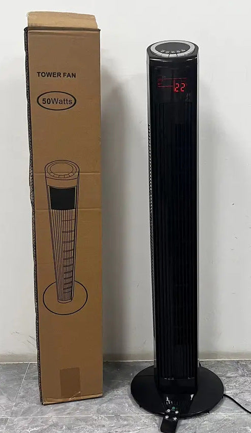 Cooling vertical oscillating tower fan with digital LED display and remote control Kalsten