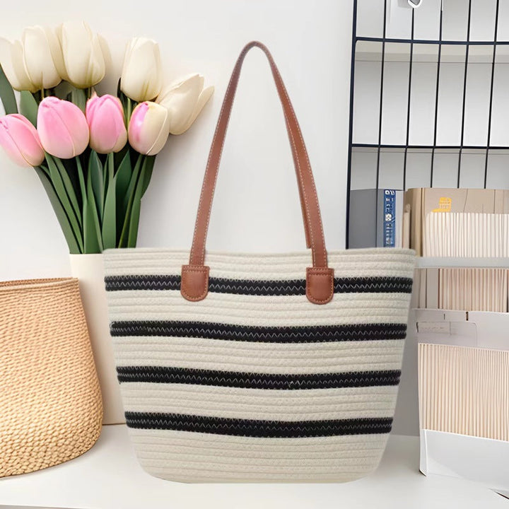 Spacious Macrame Tote Bag Kalsten