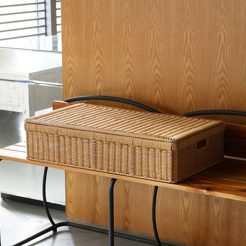 Large Rectangular Woven Storage Chest Kalsten