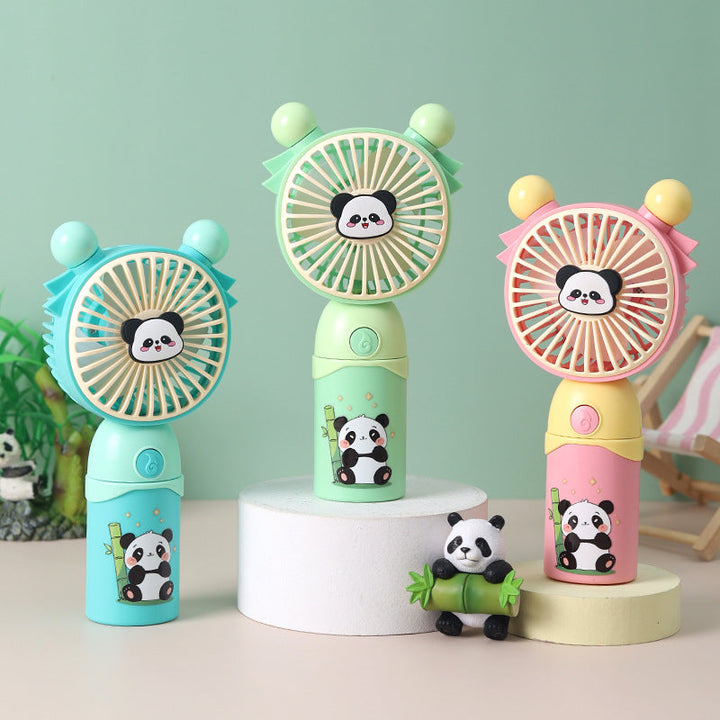 Unisex Portable Panda Fan with Integrated Spray Function Kalsten
