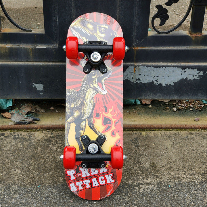 Cartoon-Themed Mini Skateboard Kalsten
