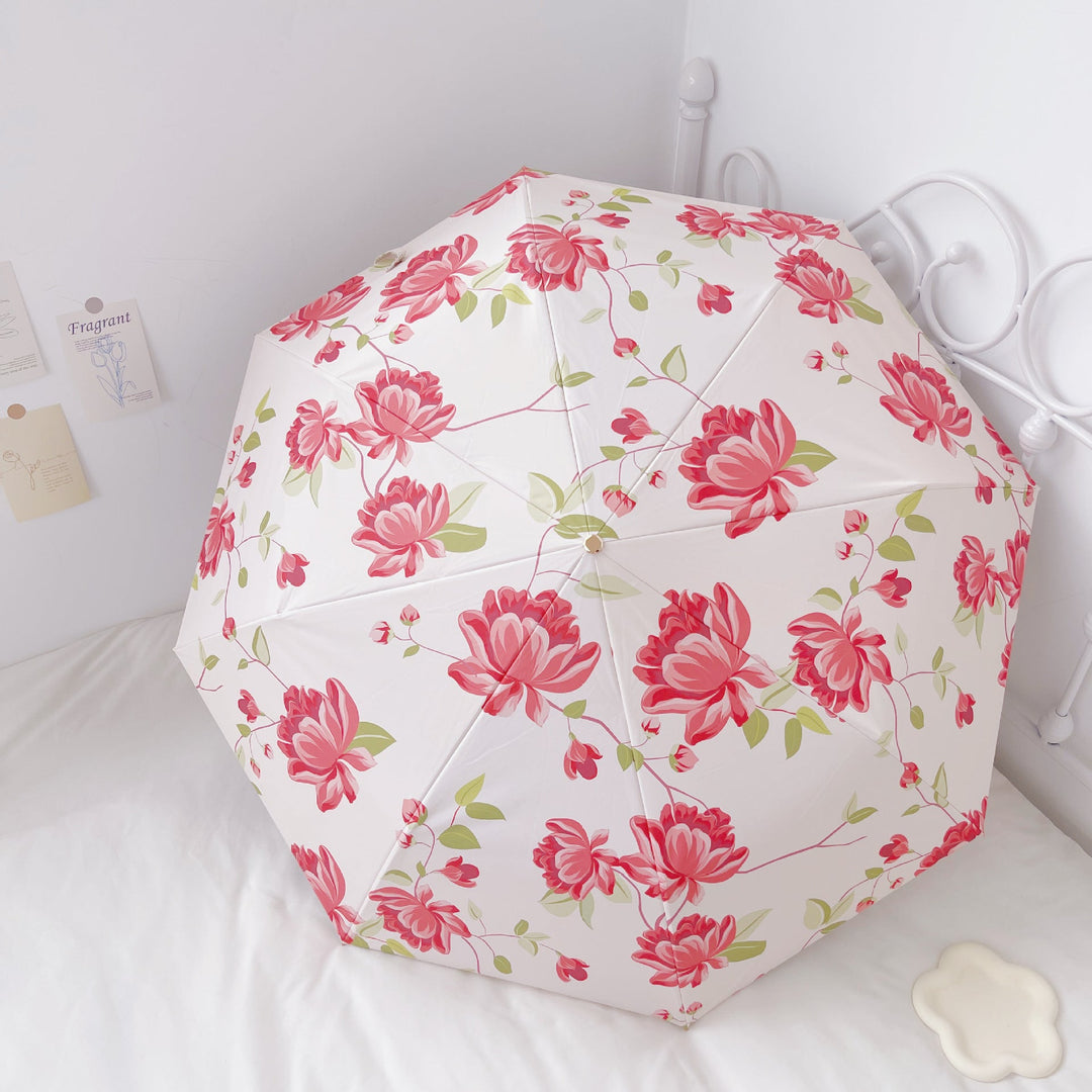 Ladies folding umbrella with fruity cherry design Kalsten
