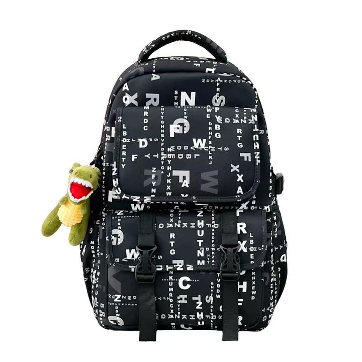 Graphic Print Large Capacity Backpack Kalsten