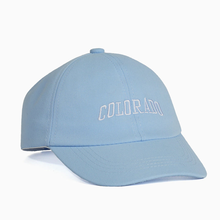 Ladies sporty cotton cap with front embroidery Kalsten