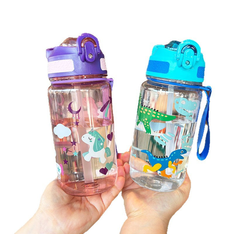 Women's Child-Friendly Drinking Bottle with Dinosaur Design Kalsten