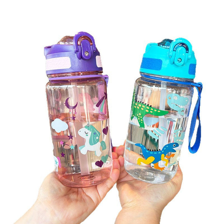 Women's Child-Friendly Drinking Bottle with Dinosaur Design Kalsten