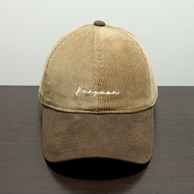 Men's Textured Corduroy Baseball Cap Kalsten